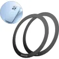 Baseus Halo magnetisk ring for telefon, MagSafe (svart)