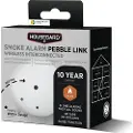Housegard Smoke Alarm Pebble Link Wireless Interconnected, 1-pack