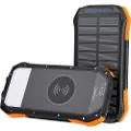 Choetech Solar + Qi Nødlader - 10000 mAh