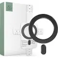 4kom.pl Magnetisk plate Ringholder Magmat MagSafe Univerall Magnetisk Ring Sort