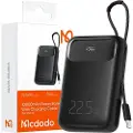 Mcdodo Power Bank Mcdodo MC-3243 10000 mAh, 22,5 W til C (svart)
