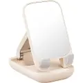 Baseus Folding Phone Stand with mirror (baby pink)