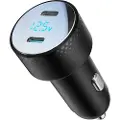 JOYROOM JR-CCD02 Biloplader 2x USB C 70W