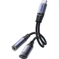 JOYROOM Lydadapter USB-C til 3,5mm + USB-C
