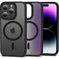 Tech-Protect iPhone 15 Pro Tech-Protect Magmat Deksel - MagSafe-kompatibel - Matt Svart