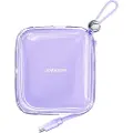 JOYROOM Jelly JR-L005 Lightning Power Bank 10000mAh - USB-C, USB-A-porter - Lilla