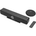 Digitus 4K All-in-One Video Bar Pro - Videokonferansesystem (mikrofon, videolinje) - svart/grå