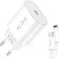 Foneng Fast charger 1x USB EU39 + USB C to Lightning