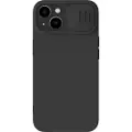 NILLKIN Etui Nillkin CamShield Silky Silikon til iPhone 15 Plus (sort)