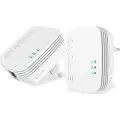 Strong 1000 mini - Strømlinjeadapter 1GbE, HomePlug AV (HPAV), HomePlug AV (HPAV) 2.0 - veggpluggbar (en pakke 2)