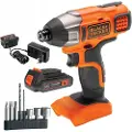 Black & Decker BD ZAKRĘTARKA UDAR. 18V BDCIM18D1A 115Nm 1x2,0Ah
