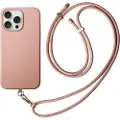 Uniq Coehl Creme-bakveske med bærestropp for iPhone 16 Pro - Rosa