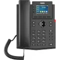 Fanvil X303-2, IP-telefon, Sort, Kablet håndsett, Bord/Vegg, Linux, 4 linjer
