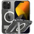 Spigen Caseology Capella MagSafe Kickstand clear white silver - iPhone 16 Pro Max