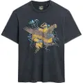 Superdry Biker Rock Graphic Loose Kortarmet T-skjorte
