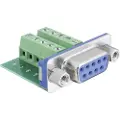 DeLOCK - Seriell adapter - DB-9 (hunn) til 10-pins terminalblokk (hunn)