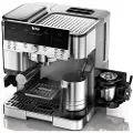 Ninja ES601EU, Espressomaskin, 2 l, Kaffe bønner, Innebygd kaffekvern, 1650 W, Sort, Rustfritt stål