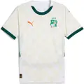Puma Côte d'Ivoire 2025 Away Jersey Men, Clothing, White/Dark Myrtle, S
