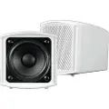 Omnitronic 11036903, Full rekkevidde, Koblet med ledninger (ikke trådløs), 15 W, 150 - 22000 Hz, 8 O, Hvit