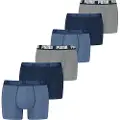 Puma Boxer Briefs (6-Pack) Men, Clothing, Denim Combo, 6