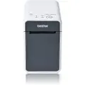 Brother TD-2125NWB - Etikettskriver - direktetermisk - Rull (6,3 cm) - 203 dpi - inntil 152.4 mm/sek - Bluetooth 5.2, seriell, USB 2.0, LAN, Wi-Fi(n), USB 2.0 vert