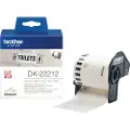 Brother DK-22212 - Permanet adhesiv - hvit - Rull (6,2 cm x 15,2 m) tape - for Brother QL-1050, 1060, 1110, 500, 550, 560, 570, 580, 600, 650, 700, 710, 720, 820