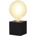 Star Trading Bordlampe E27 KUBE svart