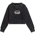 G-Star Overdyed Cropped Logo Loose R Collegegenser