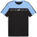 Puma Around The Block Tee Men, Clothing, Light Blue, XS