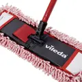Vileda 4023103143593, Mikrofiber, Laminat, Fliser, Tre, Våt, Fiber, Plast, Rød, Hvit