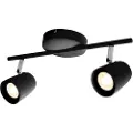 Airam Scandic Spot Taklampe 2xGU10 Sort