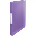 Esselte Colour'Breeze - Ringperm - bokryggbredde: 25 mm - for A4 (210 x 297 mm) - kapasitet: 140 ark - translucent lavendel