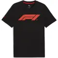 Puma F1 Essentials Logo Tee Men, Clothing, Black, M