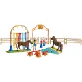 Schleich Agilitytrening For Ponnier På Farm World