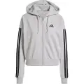 Adidas Essentials 3 Stripes French Terry Genser Med Hel Glidelås