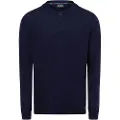 Scotch & Soda Slub Henley Regular Fit Langarmet T-skjorte