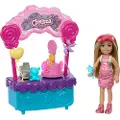 Barbie Stacie Til Unnsetning Med Chelsea Sweet Shop Playset Dukke