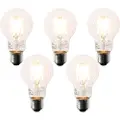 LUEDD Sett med 5 E27 LED-pærer A60 klar 6W 630lm 2200K