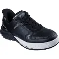 SKECHERS for man. 251170 Sizzle Snoop Snoop Sizzle Toke Leather Sneakers black (44), Flat, Laces, Casual