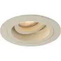 QAZQA Moderne nedfelt spot beige GU10 50 mm svingbar og vippbar - Chuck