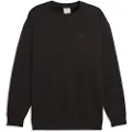 Puma Essentials Elevated Crew Unisex, Clothing, Black, XXL