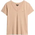 Superdry Studios Slub Embroidered Kort Ermet V-hals T-skjorte