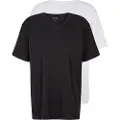 Hugo Boss for man. 50475287 Pack of 2 T-shirts Comfor white, black (5XL), Casual, Cotton, Short sleeve