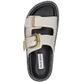 Steve madden for woman. SM19000133 Beige Arch-E sandals (40), Flat, None, Casual