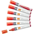 Nobo whiteboard marker skrå spids 4 mm hurtigttørrende blæk, pakke/10 stk. Rød