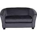 Venture Home Venture HomeMåna Kids Sofa - Black / Dark Grey VelvetGråBarnesofaer & lenestolerFra Homeroom