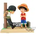 Banpresto One Piece Verdens Samleobjekt Logghistorier Luffy Og Zoro-figur 7 Cm