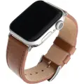 FIXED Leather Strap for Apple Watch 42/44/45/49mm Brown