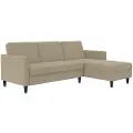 Dorel Home Dorel HomeSovesofa 3 seter med sjeselong PresleyBrunSovesofaerFra Homeroom