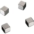Naga Super Stærke Magneter - kube stål 1x1x1 cm - (4 stk.)